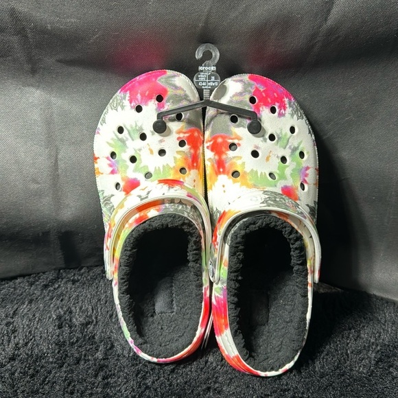 Crocs classic lined tie dye clog